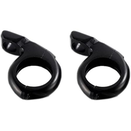 2x motorsykkelmonteringsbraketter, frontlykt tåkelysbrakett motorsykkeltilbehør krasjbar motorvern monteringsklemme spot, M10 monteringshull 25mm/
