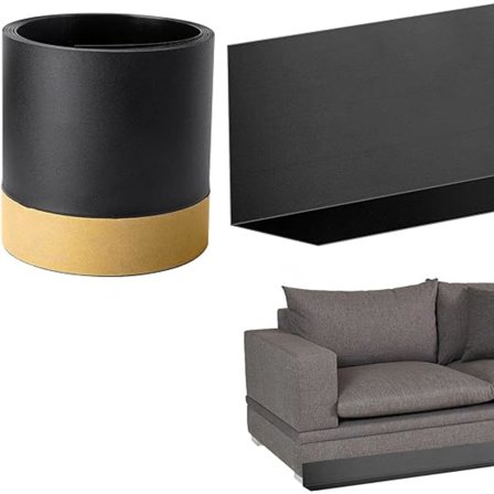 PVC-sohvan alle asennettava uudelleenkäytettävä lelujen estävä nauha