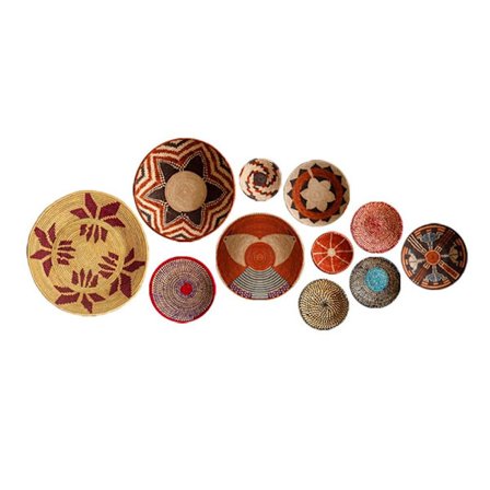 11st Boho Korg Väggdekaler Runda Väggdekor Modern Boho