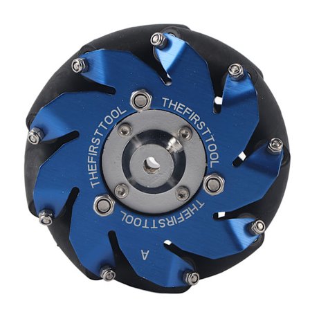 Høykvalitets Mecanum-hjul i aluminium for industriroboter med TPU-gummiruller