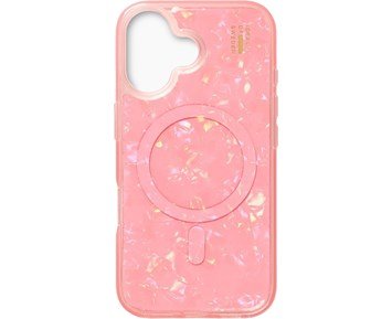IDEAL OF SWEDEN Pearlised Case MagSafe iPhone 16 Pink - Pärlemorskal med MagSafe till iPhone 16