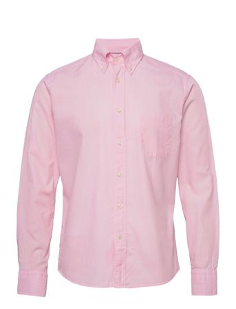 Slim Fit Casual Lightweight Twill Shirt Pink Eton