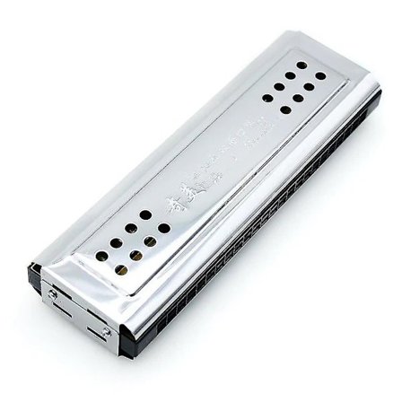 Dobbeltsidig Munnspill Instrument 24 Hull Toneart C G Munnspill