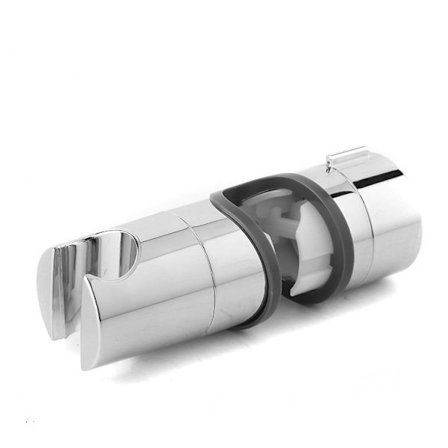 Utbytbar handhållen duschhuvudhållare, diameter 20-25 mm justerbar, krom ABS