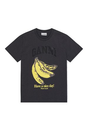 Basic Cotton Jersey Banana Relaxed T-shirt Phantom XS