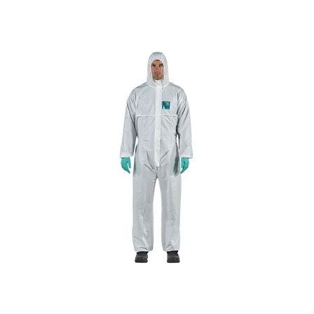 ANSELL Skyddsoverall ALPHATEC COMFORT vit XXL - Lyreco - Skyddsutrustning - Engångskläder - Skyddsoverall