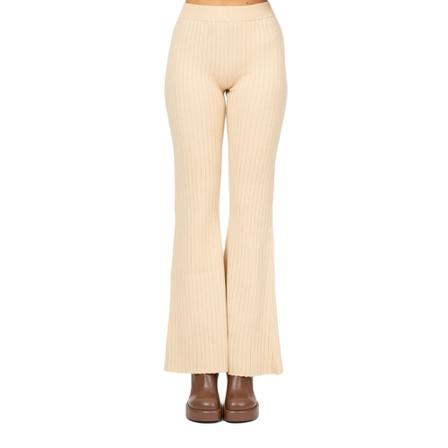 Nude Wide Bukser Hvid, Dame Bukser