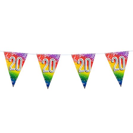 Vimpelgirlander Regnbue 20 år