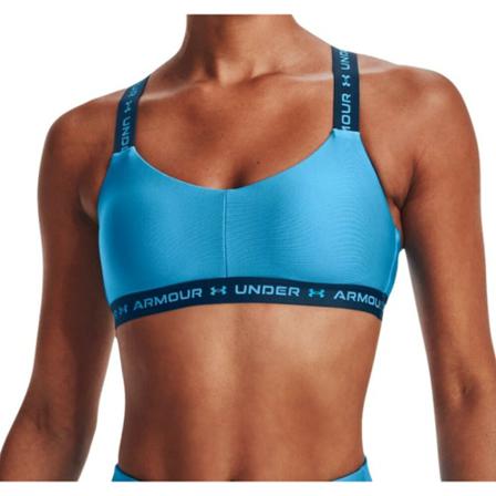Under Armour Bras , Blauw , Dames , Maat: L Sport BH's & ondergoed