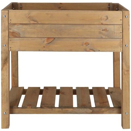 Esschert Design Korotettu ruukku ruskea S