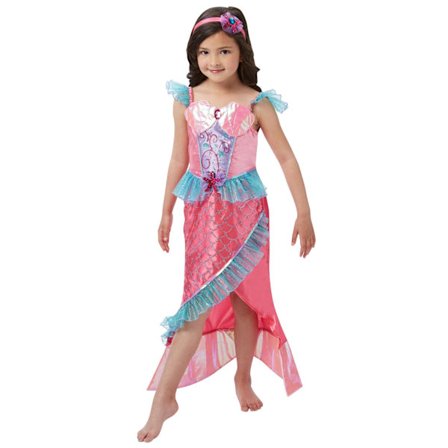 Bristol Novelty Girls Deluxe Princess Mermaid Costume 7-8 år