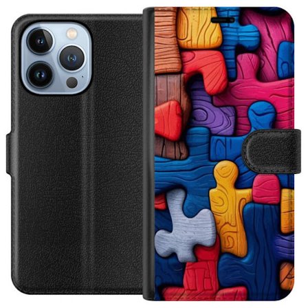 Yhteensopiva Lompakkokotelo Apple Apple iPhone 13 Pro Leikkisä kuvitus Stitchin kanssa vaaleanpunaisissa omenoissa pehmeässä pastellidesignissa, jo