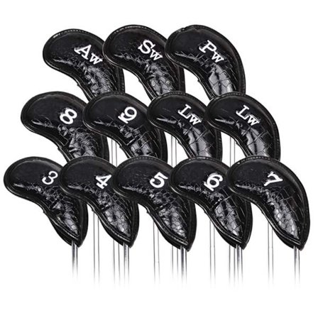 12-pack Golf Shaft Sleeves Skyddande Omslag PVC Järn Skaft