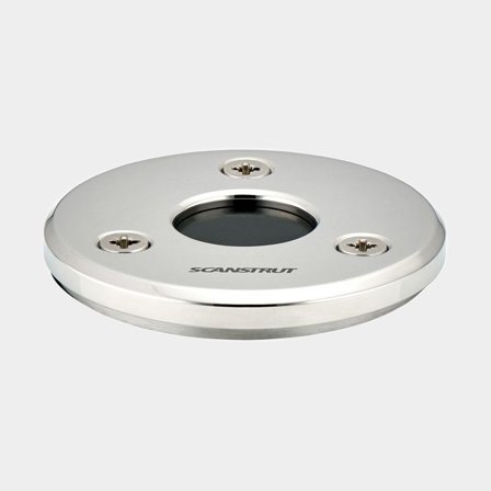 Pasacables Scanstrut DS-LP-21B-S Low-profile Cable Seal, acero inoxidable (AISI 316), para cable Ø9 - 14 mm, conexión máxima Ø21 mm, plata