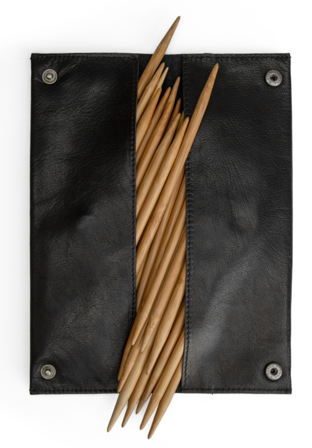 Muud Hattie Oppbevaringsetui Skinn Sort