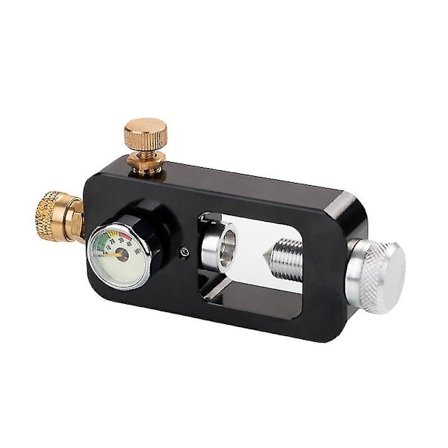 Dykke Tank Påfyldningsadapter med 5000psi Trykmåler Dykning Oxygen Cylinder Påfyldningsadapter