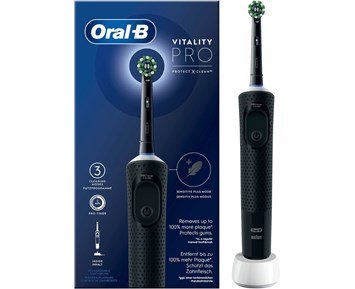 Oral-B Vitality Pro Black CA HBOX - Eltandborste med 2D-teknik & tre borstningslägen