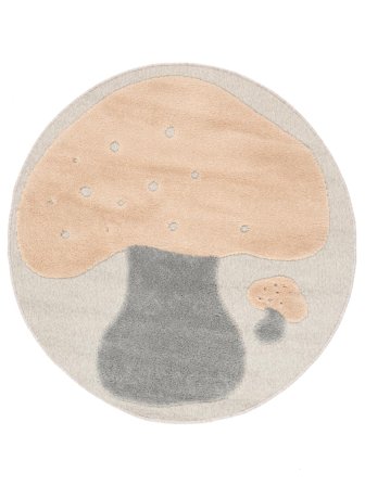 Barneteppe Moshi Terrakotta Rundt Lite Oeko-Tex