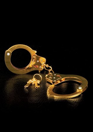 Fetish Fantasy Gold Metal cuffs