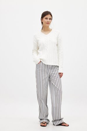 Claire Rose x NA-KD gestreifte Hose - Gestreifte Hosen - Streifen - EU 38