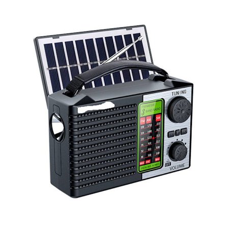 Kannettava AM FM SW -radio taskulampulla ja BT-kaiuttimella, hätäradio ulkoiluun ja hätätilanteisiin