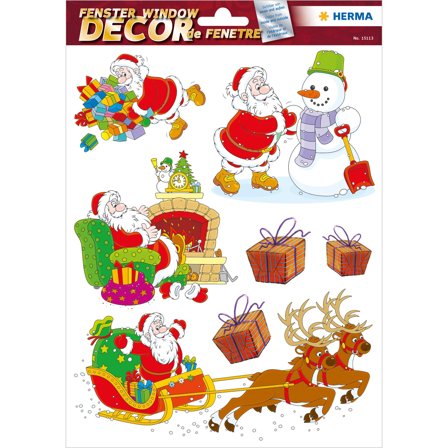 Herma Fensterbilder Weihnachten Kindermotive 25St.
