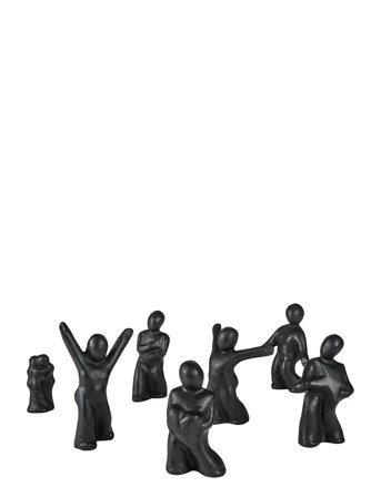 Skulptur Følg Altid Dit Hjerte I Alle Livets Valg Black Morsø