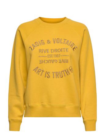 Upper Blason Brode Svetari Collegepaita Keltainen Zadig & Voltaire