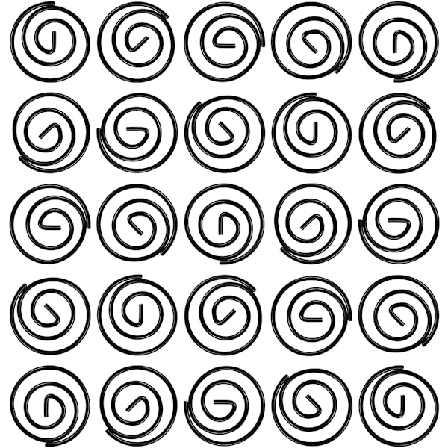 Sort - 50/pak Cirkulære Papirclips - Runde Papirclips