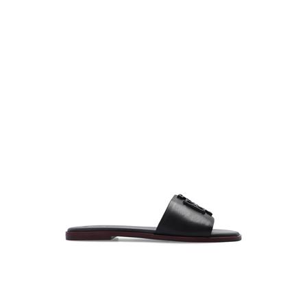 Tory Burch Ines slides Sort, Dame Sandaler, Størrelse: 37 EU