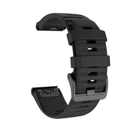 Silikon hurtigutløsende klokkearmbånd for Garmin Fenix 8 7X 6X 5