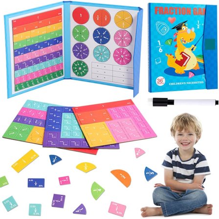 Montessori Matematiikan Magneettiset Perusmurtoluvut Magneettiset Murtoluvut Opetukselliset Lelut Soveltuvat Esiopetukseen Lelut