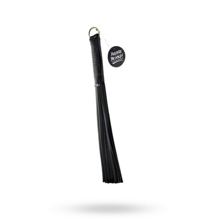 & Submit to Me Black Leather Flogger - Vuxen.se - Sex som i Fifty Shades of Grey - BDSM leksaker i kit, bondage rep, sexiga handklovar
