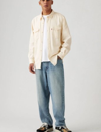 Levi's 568 Loose Straight At The Laun - Blue - 36 x 34