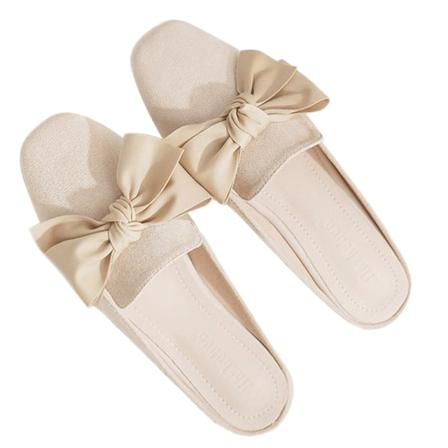 Kvinnor Slip På Mules Stängd Toe Flats