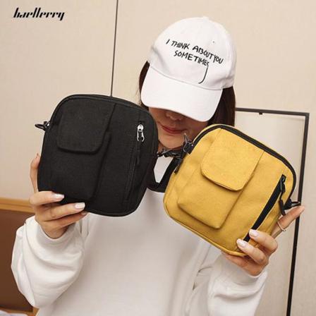 Kvinnor Mode Ny Stil Fickor Crossbody Multi Square Blixtlås Axel