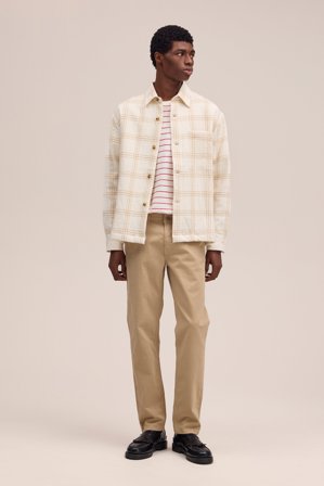 NN07 Tony Pant male Khaki Organic Cotton