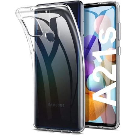 Cover - Phonillico - Samsung Galaxy A21S - Silikone Gel TPU - Gennemsigtig - Ultra Tynd