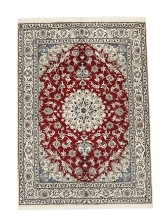 Hand Knotted Persian Nain Rug 163X230 Brown/Orange