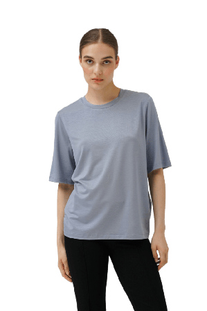 Residus Bottas Tee - Dusk T-shirts & toppar Dam Blå XS