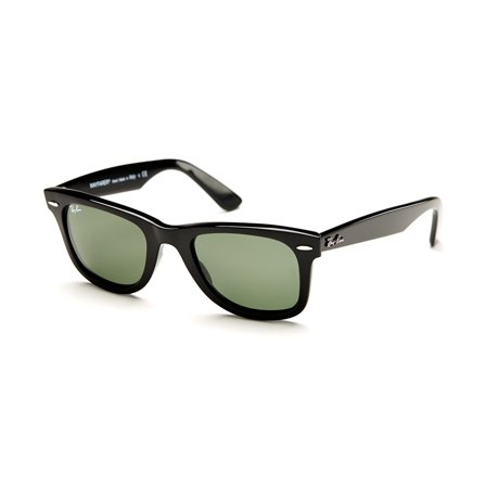 Ray-Ban Wayfarer -Aurinkolasit - Black Wayfarer - Ray-Ban RB2140 901 50