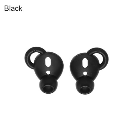 Cover i silikon Öronproppar Skydd Svart black