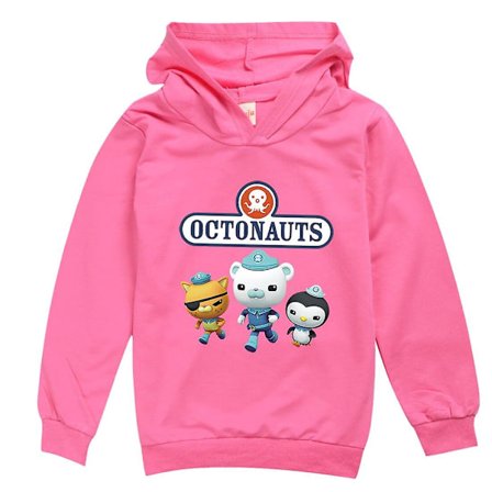 Octonauts Hoodies Barnklær Octonaut Barn Rosa Genser Tegneserie Sportsklær Barn Langærmet Kawaii Gensere