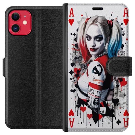 Yhteensopiva Lompakkokotelo Apple iPhone 11 Harley Quinn Pelikortti Pop Art -kuvitus