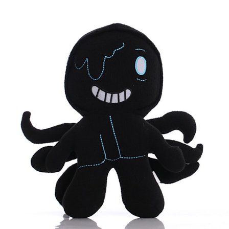 Musta mustekala · 25 cm pehmolelu, joka sopii yli kolmevuotiaille lapsille