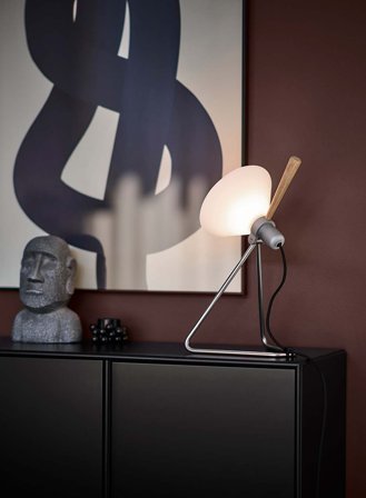 Spot bordlampe/vegglampe - stål