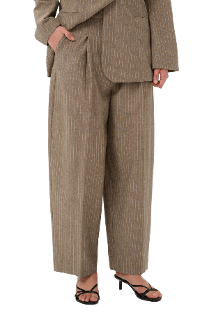 Soaked In Luxury Ginevra Pants Byxor Dam Brun M