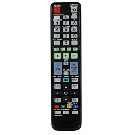 Kaukosäätimen käyttö Samsung AH59-02303A Blu-Ray DVD-soittimelle HT-C5200 HT-C5800 HT-C6200 Ohjain Ei uusi, on vanha