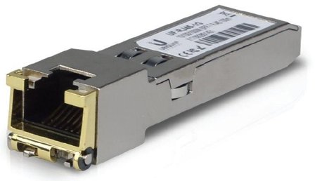 Ubiquiti SFP/ SFP+ til RJ45-adapter 10GbE transceivermodul