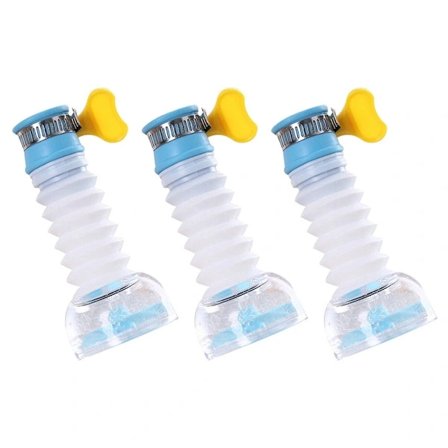 3ST Kranfilter Kranmunstycke BLÅ Blå